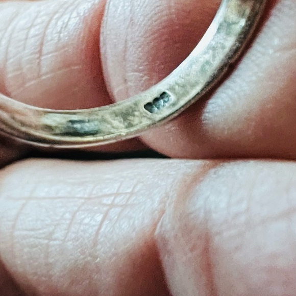 Sterling Silver Blue Larimar Cabochon Ring - Picture 3 of 7